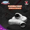 Aluminium Selang Flexible Ducting Double 4" Inch 10M Pipa Cooker Hood