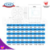 Axial Fan Blower Direct 32 Inch Axial Fan Mix Bifurcated 32" Blower Aksial Gedung Industri 380V
