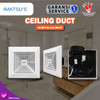 CEILING DUCT IMATSU CD-BPT10-12A-BB-ST 8 INCH 220V EKSOS PLAFON