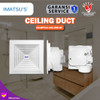 Ceiling Exaust Fan Plafon 6 Inch Exhaust Ducting Hemat Listrik