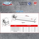 Air Curtain Cold Storage Room Tirai Udara Ruangan Pendingin 150 CM / 1.5 Meter 380V Cool Storage