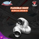 Aluminium Selang Flexible Ducting Double 4" Inch 10M Pipa Cooker Hood