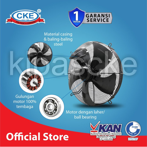 CKE Axial Fan AF-ERM-YWF4E300SC-NB-LB 12 Inch Drum Axial Blower Gedung
