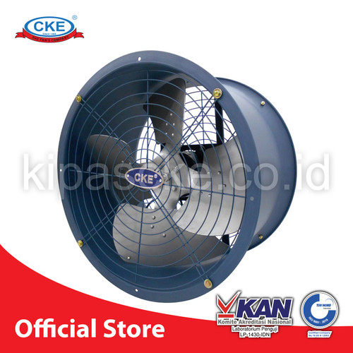CKE Drum Fan DFL-20 380v 20 Inch Industri Blower Tabung Eksos Gedung
