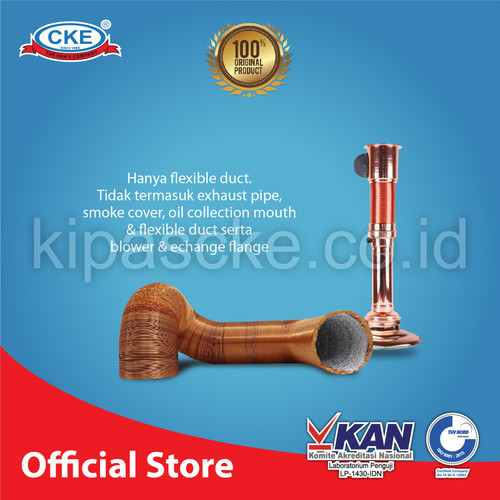 CKE Flexible Duct BBQ SP-BBQ-FD-AL-COP-4/10-NB 4 Inch 10M