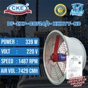 Drum Fan Blower Explosion Proof 24 Inch 220V Exhaust Fan Tabung 24" Inch Exd II BT4 Exhaust Industri Anti Ledak