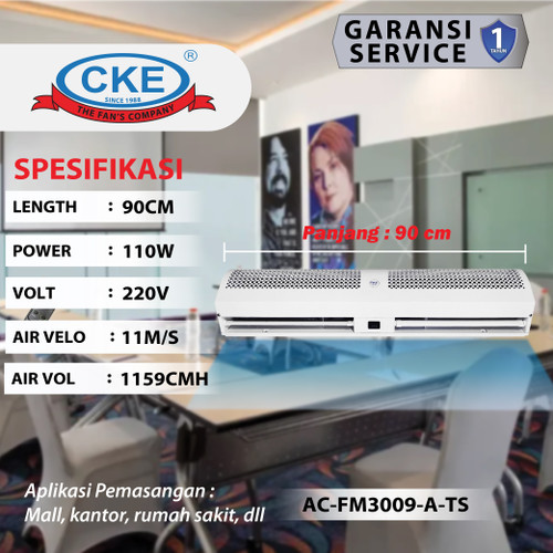CKE Air Curtain FM3009-A-TS 90 cm Door Tirai Udara