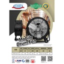 CKE Drum Fan Mobile Type DF-MC-24/1-YL 24" 220V 265W Blower