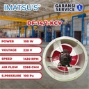 Drum Fan Blower Tabung 14 Inch Kipas Blower Tube Axial Flow Exhaust Duct Fan 14" 1 Phase 108W