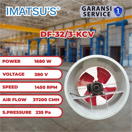 Drum Fan Blower Tabung 32 Inch Kipas Blower Tube Axial Flow Exhaust Duct Fan 32" 3 Phase 380v