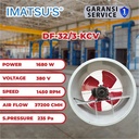 Drum Fan Blower Tabung 32 Inch Kipas Blower Tube Axial Flow Exhaust Duct Fan 32" 3 Phase 380v