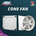 Exhaust Blower Cone Fan 26 Inch Short Cone 380V 0.37KW Kipas Kandang Ayam