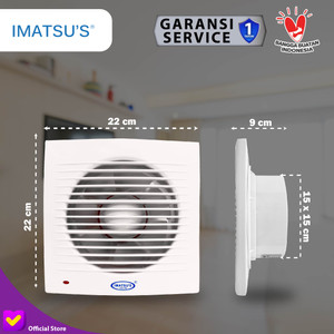 Exhaust Fan Dinding 6 Inch Exhaust Toilet Kamar Exhaust Tidak Berisik