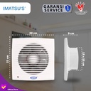 Exhaust Fan Dinding 6 Inch Exhaust Toilet Kamar Exhaust Tidak Berisik