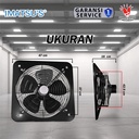 Exhaust Fan Dinding Standard 16 Inch Kipas Hexos Hisap Tembok Wall Exhaust Fan 16" Inch