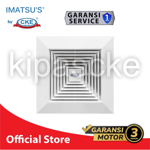 Exhaust Fan Plafon 8" Ceiling Exhaust/Hexos/Heksos Plafon Dak Cerobong