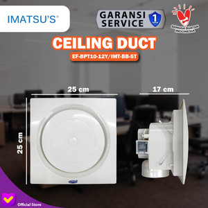 Exhaust Fan Imatsu BPT10-12Y With Ball Bearing 8 Inch Rumah Eksos