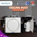 Exhaust Fan Imatsu BPT10-12Y With Ball Bearing 8 Inch Rumah Eksos