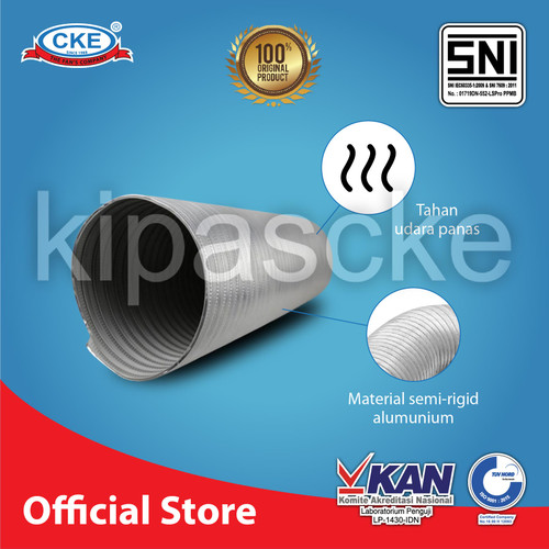 FLEXIBLE DUCT CKE FD-AL-3/3/7C-GM 3" 3 METER DUCT HOSE