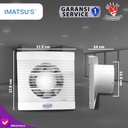 Exhaust Fan Toilet 5 Inch Exhaust Fan Mini Kamar Eksos Dinding Rumah