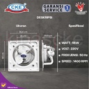 Exhaust Korean Pressure Fan 12 Inch Kipas Hisap Dinding Tembok 12" Wall Exhaust Fan
