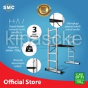H Ladder Tangga Lipat SF206 6 Step Silver Bentuk H 1.6 Meter Aluminium
