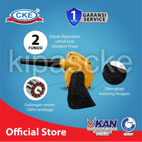 Hand Blower Tangan CKE Grooming Pengering Bulu Anjing Kucing KUNING