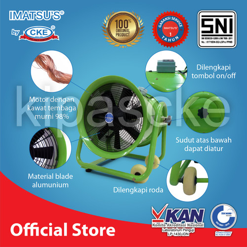 Imatsu Portable Ventilator PV-SHT2-40-NH-SY 16 Inch Ventilator Blower