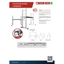 H Ladder Tangga Lipat SF206 6 Step Silver Bentuk H 1.6 Meter Aluminium