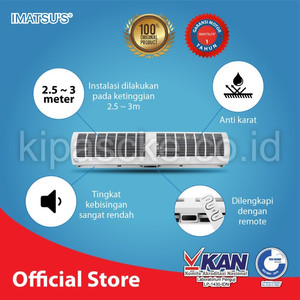 Imatsu Air Curtain AC-FM-125-12-CY 1.2 Meter Air Door Tirai Udara