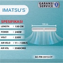 Imatsu Air Curtain AC-FM-3515-CY 1.5 Meter Air Door Tirai Udara