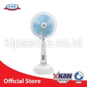 Imatsu Dual Heal Stand Fan With LED Light 16 Inch Kipas Angin Berdiri