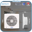 Imatsu Exhaust Fan EF-APC15-C2P-LED-BB-IMS 6Inch Exhaust Dinding Eksos