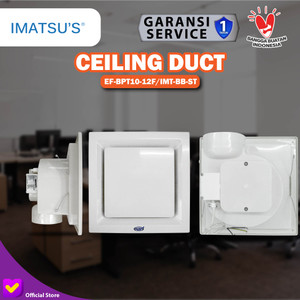 Imatsu Exhaust Fan EF-BPT10-12F IMT-BB 8 Inch Exhaust Ceiling Blower