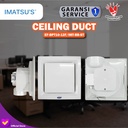 Imatsu Exhaust Fan EF-BPT10-12F IMT-BB 8 Inch Exhaust Ceiling Blower