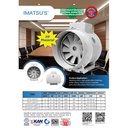 IMATSU INLINE DUCT CDI-SLM-PL-125PP-CY 5 INCH 220V BLOWER HISAP