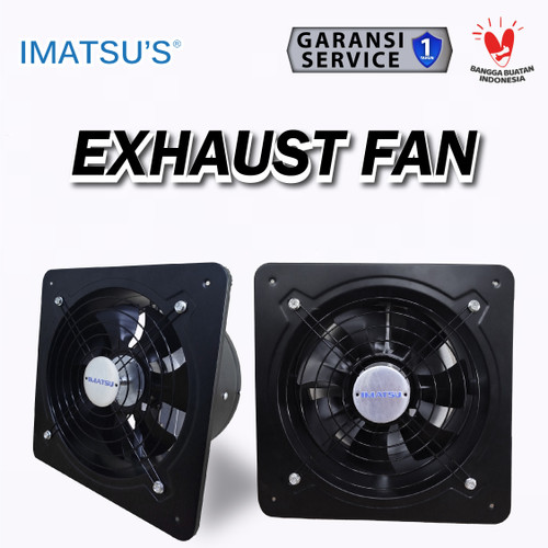 Exhaust Fan 10 Inch Wall Air Duct Booster Fan 10" Inch 2 Speed / Kipas Hexos Dinding Exhaust Fan Ventilasi Plafon Besi 10 Inci