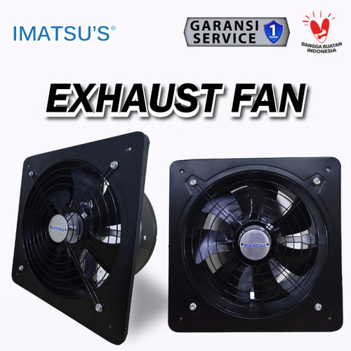 Exhaust Fan 12 Inch Wall Air Duct Booster Fan 12" Inch 2 Speed / Kipas Hexos Dinding Exhaust Fan Ventilasi Plafon Besi 12 Inci