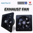 Exhaust Fan 12 Inch Wall Air Duct Booster Fan 12" Inch 2 Speed / Kipas Hexos Dinding Exhaust Fan Ventilasi Plafon Besi 12 Inci