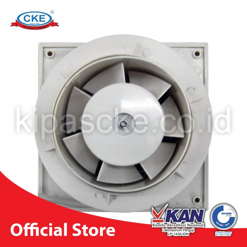 Exhaust Fan 6" LED Penghisap Udara Kecil Hexos Wall Tembok Dinding