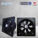 Exhaust Fan Besi In Out 12 Inch Wall Air Duct Booster Fan 12" Kipas Hexos Dinding 2 Arah / Keluar Masuk