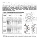 Exhaust Fan CKE Standard DBN 16 Inch 380V Fan Industri Toilet Eksos