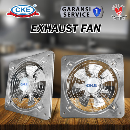 Exhaust Fan Dinding Stainless Steel 16 Inch Kipas Hexos Hisap Tembok Wall Exhaust Fan 16" Inch Tahan Karat