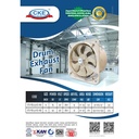 Exhaust Fan Drum CKE 12 Inch Exhaust/Hexos Dinding
