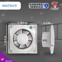 Exhaust Fan Imatsu APC12C2 Without LED 5 Inch Toilet Dapur Restoran