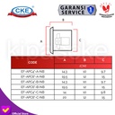 Exhaust Fan Plafon Ceiling 6 Inch Kipas Exhaust Toilet Round / Bulat