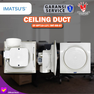 Exhaust Fan Imatsu BPT10-12Y With Ball Bearing 8 Inch Rumah Eksos