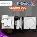 Exhaust Fan Imatsu BPT10-12Y With Ball Bearing 8 Inch Rumah Eksos