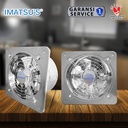 Exhaust Fan Stainless Steel 10" Inch Wall Air Duct Booster Fan Plafon Dinding Besi 10 Inci