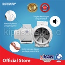 INLINE DUCT 4 INCH 220V BOOSTER FAN BLOWER HISAP